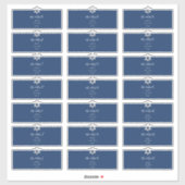 Transparente Gastadressen-Labels, DIY-Farbe Aufkleber (Blatt)