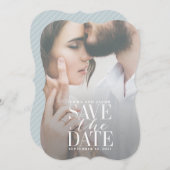 TRANSPARENTE GLAZE SAVE THE DATE (Vorne/Hinten)