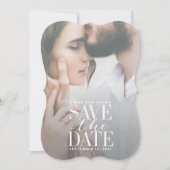 TRANSPARENTE GLAZE SAVE THE DATE (Vorderseite)