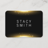 Transparente Glitzern Visitenkarte (Vorderseite)