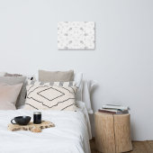 Transparente Grid-Leinwand - bearbeitbare PNG-Text Leinwanddruck