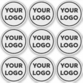 Transparente Hintergrundinformationen zum Logo Ihr Aufkleber (Vorderseite)