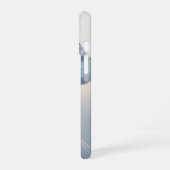 Transparente Katze und Blue Butterfly Phone Case iPhone 16 Hülle (Linke Seite)