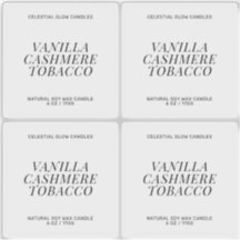 Transparente Kerzenkennzeichnung minimaler Produkt