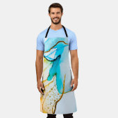 Transparente Kreativität. Abstrakte Kunstwerke. Tr Schürze (Getragen)