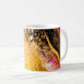 Transparente Kreativität. Abstrakte Wolken - ART. Kaffeetasse (VorderseiteRechts)