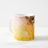 Transparente Kreativität. Abstrakte Wolken - ART. Kaffeetasse (Vorderseite Links)
