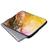 Transparente Kreativität. Abstrakte Wolken - ART.  Laptopschutzhülle (Vorne Knopf)