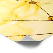 Transparente Kreativität. Abstrakte Wolken - ART. Poster (Ecke)