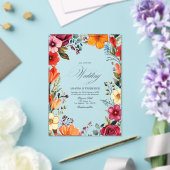 Transparente lebendige mexikanische Fiesta-Hochzei Acryleinladungen (In Situ (Hochzeit))