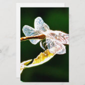 Transparente Libelle Briefpapier (Vorne/Hinten)