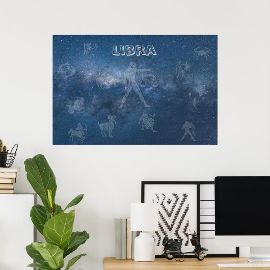 Transparente Libra Poster (Heimbüro)