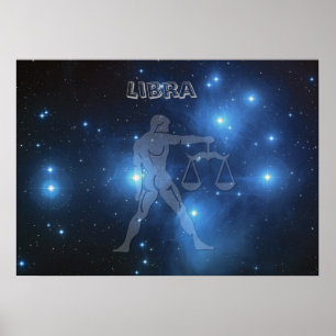 Transparente Libra Poster