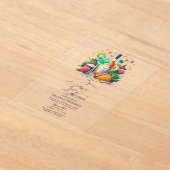 Transparente mexikanische Fiesta Taco 'Bout a Show Acryleinladungen (Ablage )