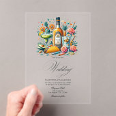 Transparente mexikanische Fiesta Tequila & Tacos W Acryleinladungen (Insitu (Handheld))