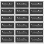 Transparente moderne Anschrift (oder andere) Aufkleber (Vorderseite)