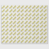 Transparente, mutige Feier für den Neujahrsfest Geschenkpapier (Flach)