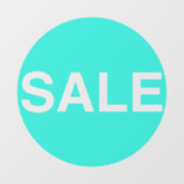 Transparente Neon Green Sale-Schildkröte Fensteraufkleber (Blatt)