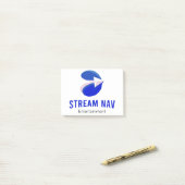 Transparente neue post-it klebezettel (Auf Schreibtisch)