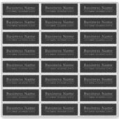 Transparente oder undurchsichtige wasserdichte Rüc Aufkleber (Vorderseite)