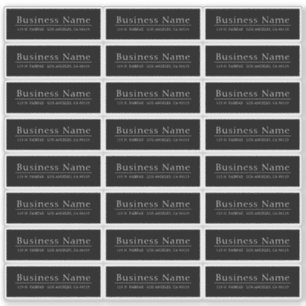 Transparente oder undurchsichtige wasserdichte Rüc Aufkleber