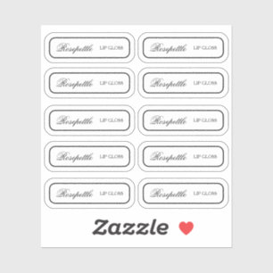 Transparente Produktkennzeichnung Maßgeschneiderte Aufkleber