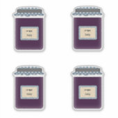 Transparente Produktkleber für Gelee Aufkleber (Vorderseite)