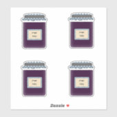 Transparente Produktkleber für Gelee Aufkleber (Blatt)