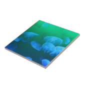 Transparente Quallen Fliese (Seite)