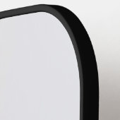 Transparente schwebende Formen in Primärfarben Pickleball Schläger (Linke Seite)