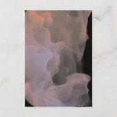 Transparente Seidenelegante moderne Empfang-Karte Begleitkarte (Rückseite)