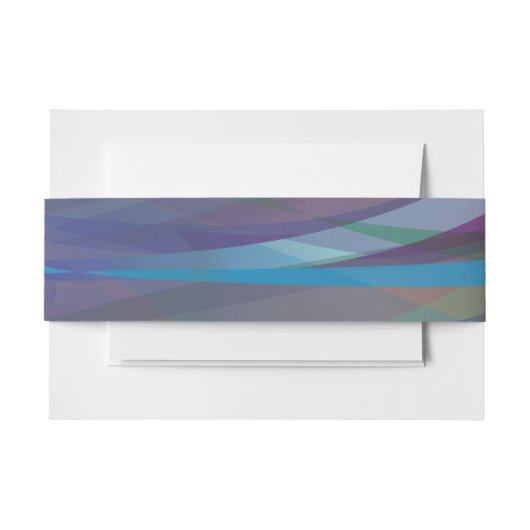 Transparente Star Bat Bar Mitzvah Invite Wrap Band (Vorderseite Beispiel)