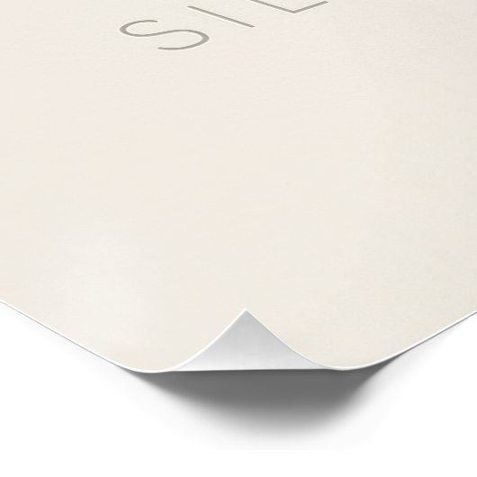 Transparente Vinyl - Poster (Ecke)