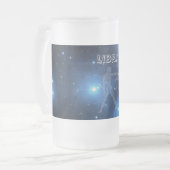 Transparente Waage Mattglas Bierglas (Vorderseite Links)