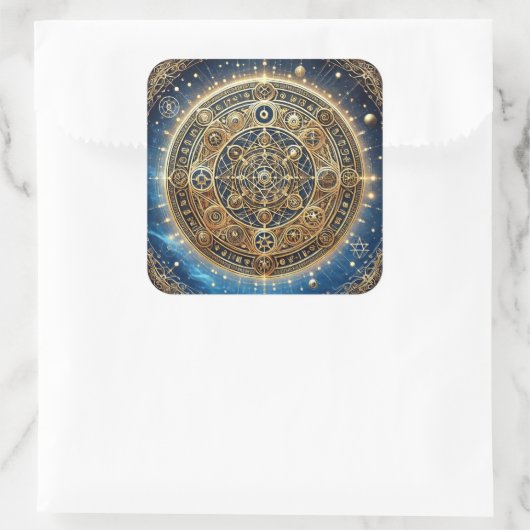 transparenter Aufkleber mit ej gold (Tasche)