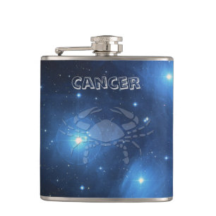 Transparenter Krebs Flachmann