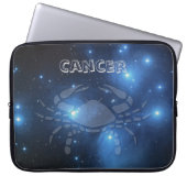 Transparenter Krebs Laptopschutzhülle (Vorderseite)