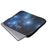 Transparenter Löwe Laptopschutzhülle (Vorne Knopf)