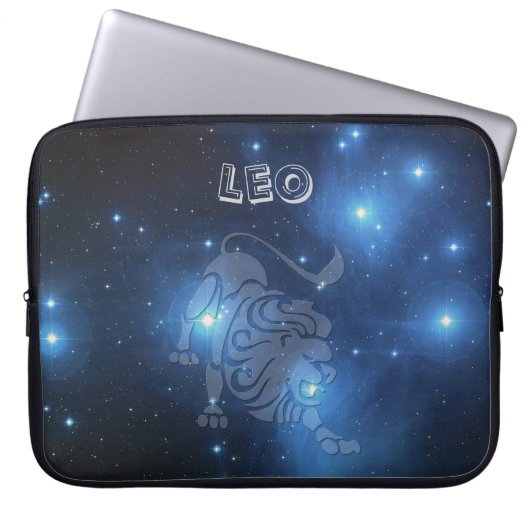 Transparenter Löwe Laptopschutzhülle (Vorderseite)
