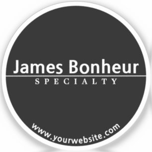 Transparenter oder opaker einfacher moderner Text  Aufkleber