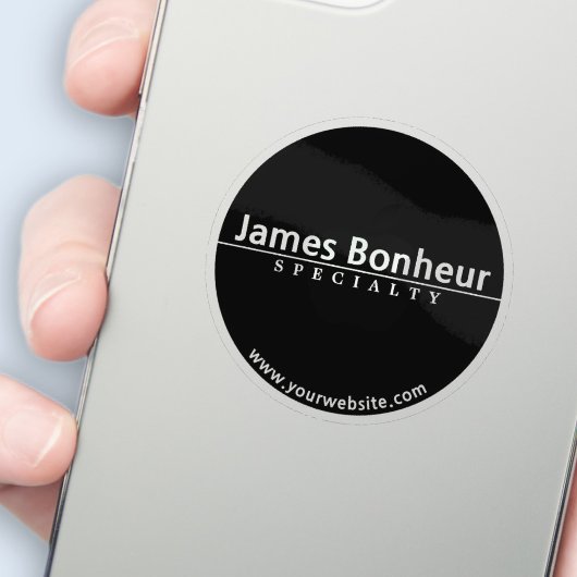 Transparenter oder opaker einfacher moderner Text Aufkleber