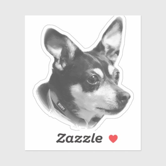 Transparenter Ruby Sticker !! (Blatt)