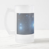 Transparenter Schütze Mattglas Bierglas (Links)