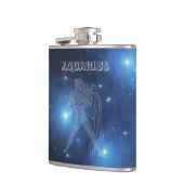 Transparenter Wassermann Flachmann (Links)