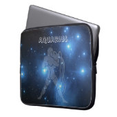 Transparenter Wassermann Laptopschutzhülle (Vorderseite Links)