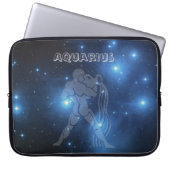 Transparenter Wassermann Laptopschutzhülle (Vorderseite)