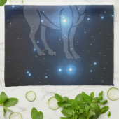 Transparenter Widder Geschirrtuch (Gefaltet)