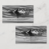 Transparentes Band - Fotograf-Visitenkarte Visitenkarte (Vorne/Hinten)