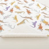 Transparentes Bartentmuster Sherpadecke (3/4)