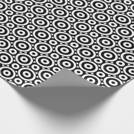 Transparentes Disc gemustert Geschenkpapier (Ecke)